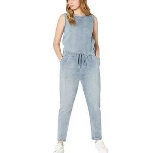 JOE'S The Marnie Denim French Terry Jumpsuit Blue Size S